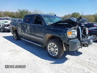 2019 GMC Sierra 2500HD Denali z VIN 1GT12SEY4KF172749, wystawiony jako IAAI lot #41786463 z przebiegiem 120 499 mil mil oraz . Historia ofert i sprzedaży dostępna na DreamBid. Obrazek 1.