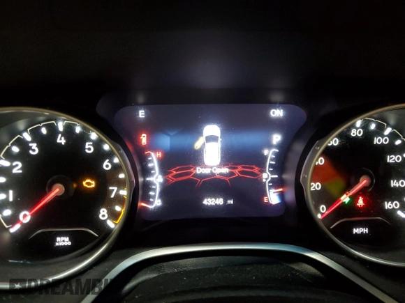 2021 Jeep Compass Latitude z VIN 3C4NJDBB0MT539879, wystawiony jako Copart lot #57964125 z przebiegiem 43 246 mil mil oraz Szkoda całkowita • Salvage title. Historia ofert i sprzedaży dostępna na DreamBid. Obrazek 9.