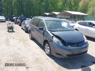 2010 Toyota Sienna CE with VIN 5TDKK4CC5AS296647, listed as a IAAI auction lot 42108661 with 204,048 mi miles and . Bid and sale history available at DreamBid. Image 1.
