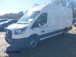 2020 Ford Transit Cargo with VIN 1FTBR3X80LKA17157, listed as a IAAI auction lot 41468875 with 169,303 mi miles. Bid and sale history available at carsss.com. Image 2.