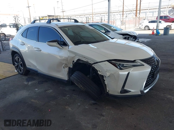2022 Lexus UX 250h with VIN JTHX9JBH5N2054854, listed as a IAAI auction lot 42009922 with 57,944 mi miles and . Bid and sale history available at DreamBid. Image 1.