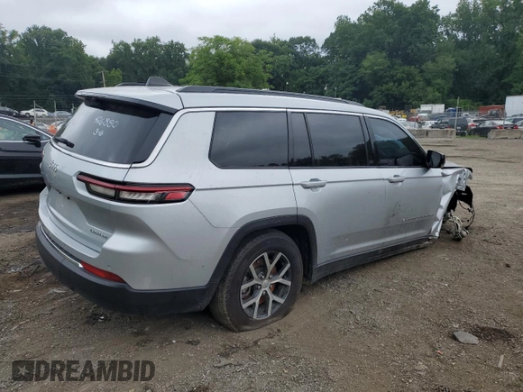 2024 Jeep Grand Cherokee Limited with VIN 1C4RJKBG7R8536310, listed as a Copart auction lot 62845795 with 45,474 mi miles and Salvage title. Bid and sale history available at DreamBid. Image 3.