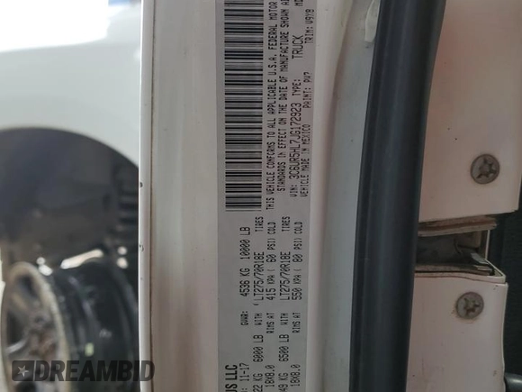 2018 Ram 2500 Tradesman with VIN 3C6UR5HL7JG172923, listed as a Copart auction lot 58698765 with 148,531 mi miles and Salvage title. Bid and sale history available at DreamBid. Image 12.