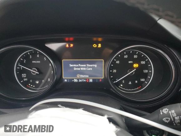 2022 Buick Encore GX Essence with VIN KL4MMGSL2NB120927, listed as a Copart auction lot 84793944 with 26,774 mi miles and Salvage title. Bid and sale history available at DreamBid. Image 9.