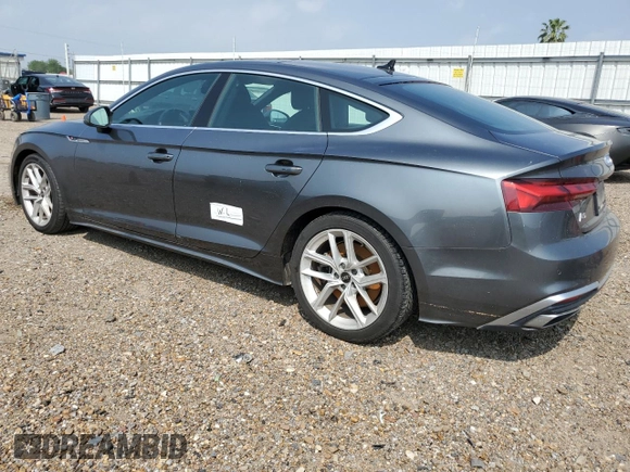 2023 Audi A5 Sportback S line Premium z VIN WAUDACF54PA015797, wystawiony jako Copart lot #51382275 z przebiegiem 31 836 mil mil oraz Szkoda całkowita • Salvage title. Historia ofert i sprzedaży dostępna na DreamBid. Obrazek 2.