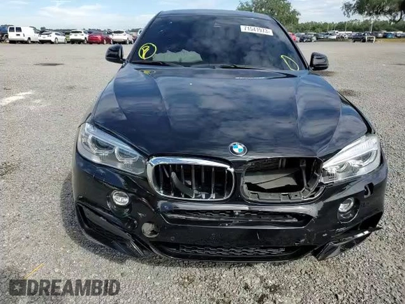 2016 BMW X6 xDrive35i with VIN 5UXKU2C59G0N81281, listed as a Copart auction lot 71541973 with 81,165 mi miles. Bid and sale history available at carsss.com. Image 12.