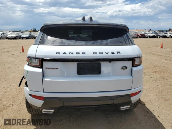 2018 Land Rover Range Rover Evoque SE Premium with VIN SALVC2RX1JH304975, listed as a Copart auction lot 57754274 with 74,350 mi miles and Salvage Title. Bid and sale history available at DreamBid. Image 6.