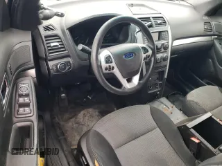 2015 Ford Utility Police Interceptor with VIN 1FM5K8AR5FGA41635, listed as a Copart auction lot 77618234 with 0 mi miles and Salvage Title. Bid and sale history available at carsss.com. Image 8.
