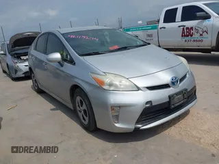 2013 Toyota Prius One with VIN JTDKN3DU0D1621862, listed as a IAAI auction lot 42119274 with 234,417 mi miles. Bid and sale history available at carsss.com. Image 1.