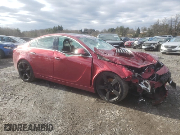 2014 Buick Regal GS with VIN 2G4GU5GX1E9194422, listed as a Copart auction lot 86782214 with 114,726 mi miles and Salvage Title. Bid and sale history available at DreamBid. Image 4.