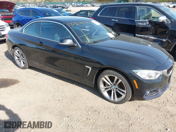 2015 BMW 4 Series 435i xDrive with VIN WBA3T7C59F5A36852, listed as a IAAI auction lot 42102170 with 55,516 mi miles and . Bid and sale history available at DreamBid. Image 1.