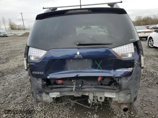 2013 Mitsubishi Outlander SE with VIN JA4JT3AW2DU000395, listed as a Copart auction lot 48165955 with 188,301 mi miles and Salvage Title. Bid and sale history available at carsss.com. Image 6.