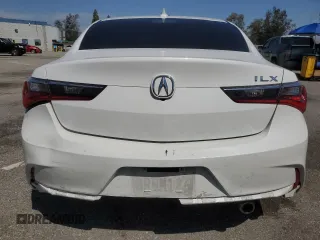 2020 Acura ILX w/Premium Pkg with VIN 19UDE2F76LA007053, listed as a Copart auction lot 50260555 with 53,264 mi miles and Salvage Title. Bid and sale history available at carsss.com. Image 6.