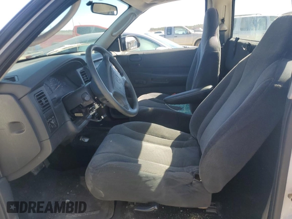 2004 Dodge Dakota with VIN 1D7FL16K34S555699, listed as a Copart auction lot 47423785 with 0 mi miles and Salvage Title. Bid and sale history available at carsss.com. Image 7.
