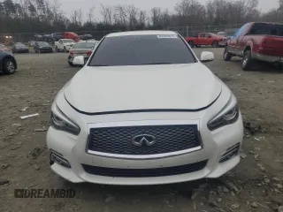 2016 Infiniti Q50 2.0t Premium with VIN JN1CV7AR0GM252213, listed as a Copart auction lot 84420874 with 100,763 mi miles and Salvage Title. Bid and sale history available at carsss.com. Image 5.
