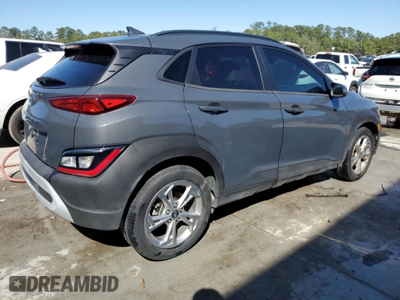 2023 Hyundai Kona SEL with VIN KM8K62AB0PU982954, listed as a Copart auction lot 47078835 with 19,102 mi miles and Salvage Title. Bid and sale history available at DreamBid. Image 3.