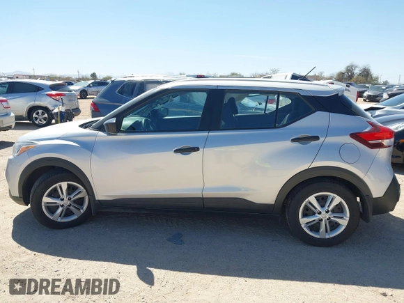 2020 Nissan Kicks S with VIN 3N1CP5BV2LL524100, listed as a IAAI auction lot 41829663 with 50,530 mi miles. Bid and sale history available at carsss.com. Image 14.