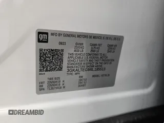 2024 GMC Terrain SLE with VIN 3GKALTEG9RL185513, listed as a IAAI auction lot 42208353 with 12,265 mi miles and . Bid and sale history available at carsss.com. Image 1.
