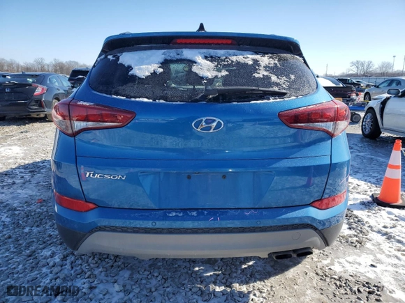 2018 Hyundai Tucson Value with VIN KM8J33A22JU792980, listed as a Copart auction lot 88934665 with 98,114 mi miles and Salvage Title. Bid and sale history available at carsss.com. Image 6.
