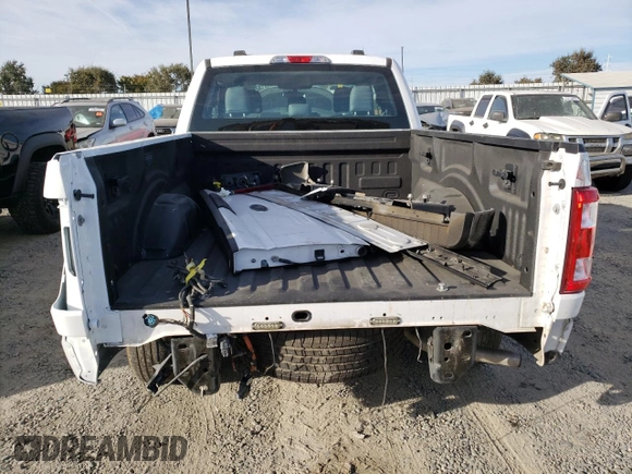 2021 Ford F-150 XL with VIN 1FTEX1CB0MKD56317, listed as a Copart auction lot 75570484 with 72,512 mi miles and Salvage title. Bid and sale history available at DreamBid. Image 6.