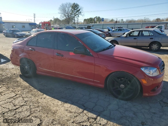 2009 Mercedes-Benz C-Class 3.0L Sport with VIN WDDGF54X49R062582, listed as a Copart auction lot 46405735 with 181,083 mi miles and Salvage Title. Bid and sale history available at carsss.com. Image 4.