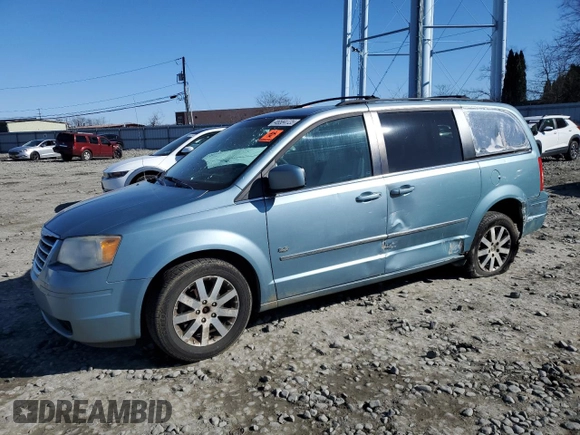 2009 Chrysler Town & Country Touring with VIN 2A8HR54X99R640099, listed as a Copart auction lot 46584725 with 216,881 mi miles and Salvage Title. Bid and sale history available at DreamBid. Image 1.