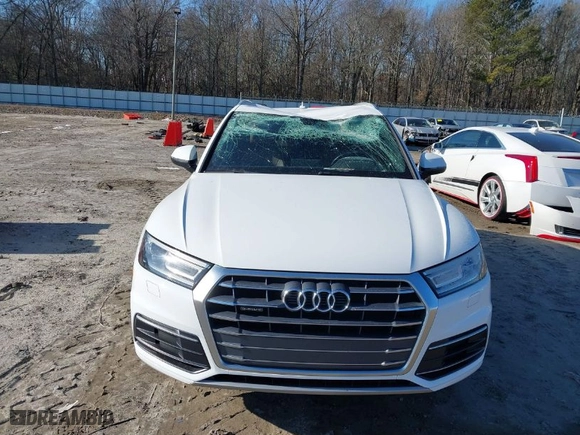 2018 Audi Q5 Premium with VIN WA1ANAFY4J2212232, listed as a IAAI auction lot 41416784 with 96,801 mi miles. Bid and sale history available at carsss.com. Image 12.