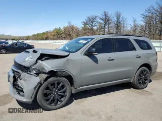2019 Dodge Durango GT Plus with VIN 1C4RDJDG9KC754878, listed as a Copart auction lot 53489095 with 95,223 mi miles and Salvage Title. Bid and sale history available at carsss.com. Image 1.