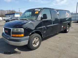 2008 GMC Savana z VIN 1GTHG396081214760, wystawiony jako Copart lot #49146395 z przebiegiem 329 208 mil mil oraz Czysty tytuł • Clean title. Historia ofert i sprzedaży dostępna na DreamBid. Obrazek 1.