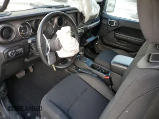 2021 Jeep Wrangler Sport S with VIN 1C4HJXAG8MW872384, listed as a Copart auction lot 87472574 with 49,684 mi miles and Salvage Title. Bid and sale history available at DreamBid. Image 8.
