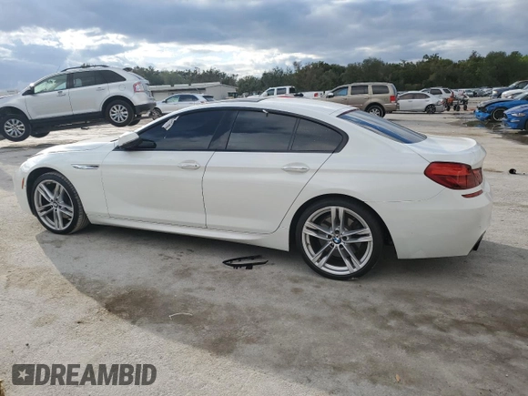 2016 BMW 6 Series 640i with VIN WBA6D0C57GG432671, listed as a Copart auction lot 86781034 with 118,161 mi miles and Salvage Title. Bid and sale history available at carsss.com. Image 2.