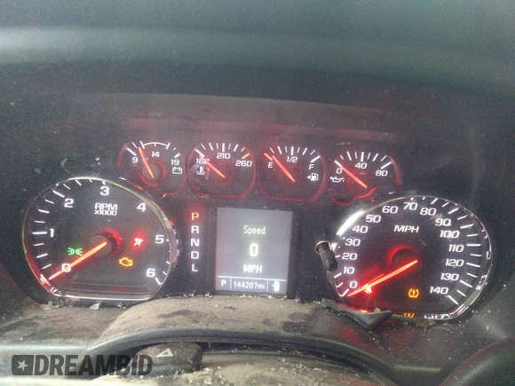 2017 Chevrolet Silverado 1500 Work Truck with VIN 1GCVKNEH7HZ265081, listed as a IAAI auction lot 41655075 with 144,207 mi miles. Bid and sale history available at carsss.com. Image 7.