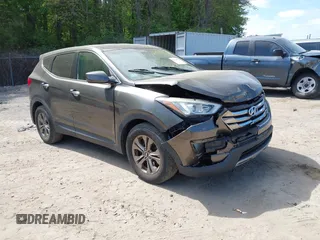 2014 Hyundai Santa Fe z VIN 5XYZTDLB2EG143925, wystawiony jako IAAI lot #42243761 z przebiegiem 126 058 mil mil oraz . Historia ofert i sprzedaży dostępna na DreamBid. Obrazek 1.