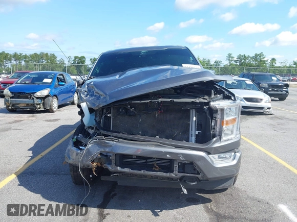 2022 Ford F-150 XL with VIN 1FTFW1E80NFB25405, listed as a IAAI auction lot 42496272 with 46,081 mi miles and . Bid and sale history available at DreamBid. Image 13.