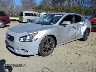 2012 Nissan Maxima 3.5 SV with VIN 1N4AA5AP6CC838360, listed as a Copart auction lot 46437805 with 164,594 mi miles and Salvage Title. Bid and sale history available at carsss.com. Image 1.