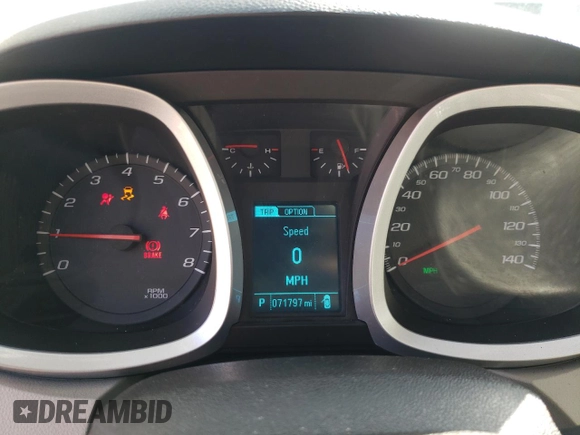 2013 Chevrolet Equinox LTZ with VIN 2GNALFEK7D1198859, listed as a Copart auction lot 45163335 with 71,797 mi miles and Salvage Title. Bid and sale history available at carsss.com. Image 9.