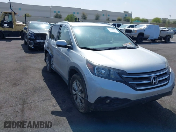 2014 Honda CR-V EX-L with VIN 2HKRM3H75EH563098, listed as a IAAI auction lot 42151583 with 152,882 mi miles and . Bid and sale history available at carsss.com. Image 1.