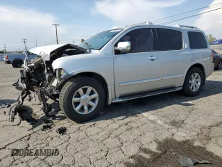 2007 Infiniti QX56 z VIN 5N3AA08A17N801566, wystawiony jako Copart lot #55408805 z przebiegiem Nie podano mil oraz Szkoda całkowita • Salvage title. Historia ofert i sprzedaży dostępna na DreamBid. Obrazek 1.
