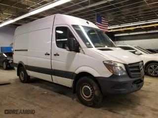 2017 Mercedes-Benz Sprinter Cargo Van Worker with VIN WD3PE7CD7HP514707, listed as a Copart auction lot 45589295 with 188,638 mi miles and Salvage Title. Bid and sale history available at carsss.com. Image 4.