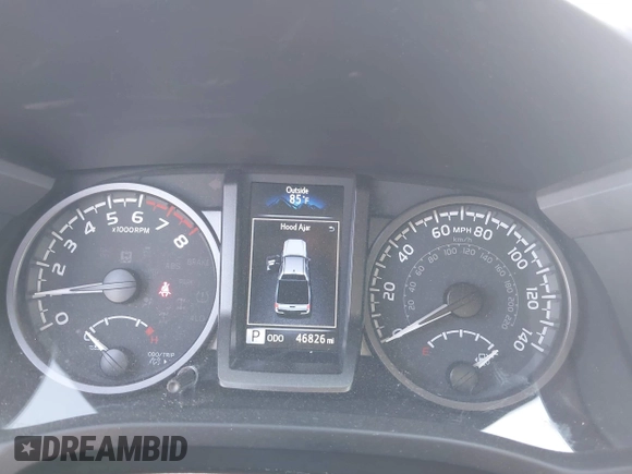 2022 Toyota Tacoma SR5 with VIN 3TMDZ5BN6NM139342, listed as a IAAI auction lot 42711808 with 46,826 mi miles and . Bid and sale history available at DreamBid. Image 7.