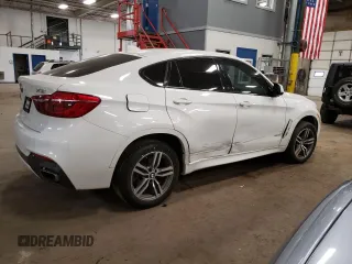 2016 BMW X6 xDrive35i with VIN 5UXKU2C55G0N83870, listed as a Copart auction lot 46881173 with 79,182 mi miles. Bid and sale history available at carsss.com. Image 3.