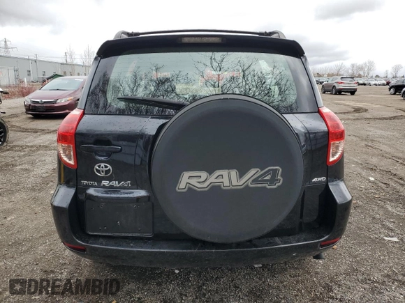 2008 Toyota RAV4 with VIN JTMBD33V286064538, listed as a Copart auction lot 52694825 with 145,881 mi miles and Salvage Title. Bid and sale history available at carsss.com. Image 6.