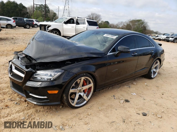 2014 Mercedes-Benz CLS 550 with VIN WDDLJ7DB7EA098997, listed as a Copart auction lot 49913985 with 81,308 mi miles and Salvage title. Bid and sale history available at DreamBid. Image 1.
