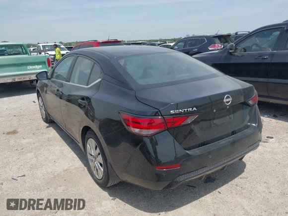 2024 Nissan Sentra S with VIN 3N1AB8BV7RY201065, listed as a IAAI auction lot 42049603 with 25,339 mi miles and . Bid and sale history available at DreamBid. Image 3.