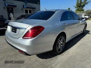 2017 Mercedes-Benz S with VIN WDDUG8CB9HA332278, listed as a Copart auction lot 54799475 with 107,932 mi miles and Salvage Title. Bid and sale history available at carsss.com. Image 3.