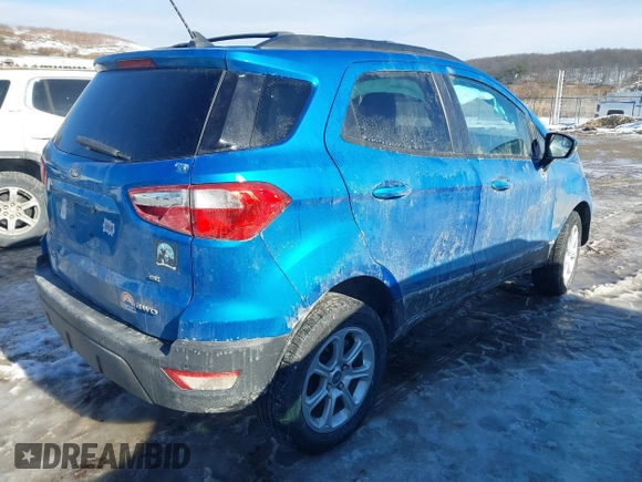 2020 Ford EcoSport SE with VIN MAJ6S3GL8LC336607, listed as a IAAI auction lot 41419824 with 47,070 mi miles. Bid and sale history available at carsss.com. Image 4.