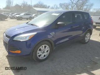 2015 Ford Escape S with VIN 1FMCU0F72FUC57695, listed as a Copart auction lot 47305655 with 74,387 mi miles and Salvage Title. Bid and sale history available at carsss.com. Image 1.