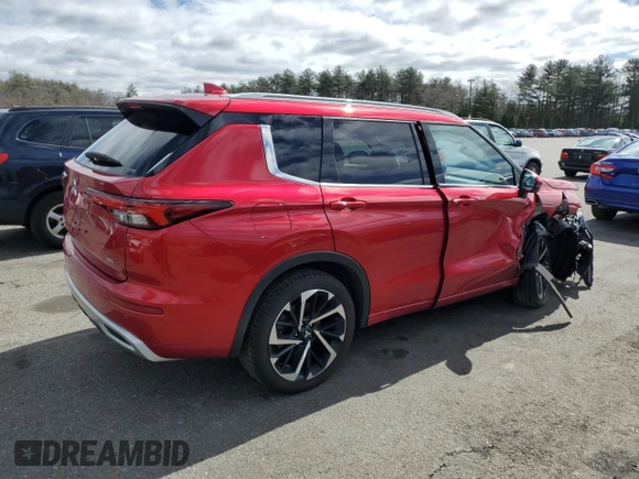 2024 Mitsubishi Outlander SEL z VIN JA4J4WA8XRZ024731, wystawiony jako Copart lot #50208525 z przebiegiem 11 843 mil mil oraz Szkoda całkowita • Salvage title. Historia ofert i sprzedaży dostępna na DreamBid. Obrazek 3.