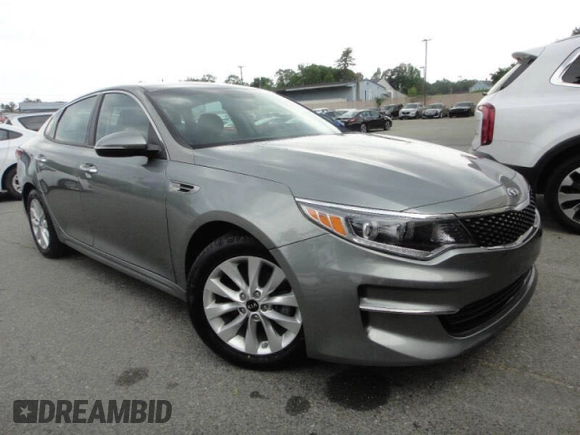 2017 Kia Optima EX with VIN 5XXGU4L39HG177348, listed as a Copart auction lot 60940355 with 28,500 mi miles and Clean title. Bid and sale history available at DreamBid. Image 1.