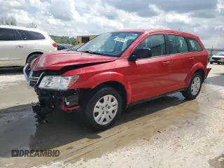 2015 Dodge Journey American Value z VIN 3C4PDCAB2FT665157, wystawiony jako Copart lot #54696095 z przebiegiem 88 900 mil mil oraz Szkoda całkowita • Salvage title. Historia ofert i sprzedaży dostępna na DreamBid. Obrazek 1.